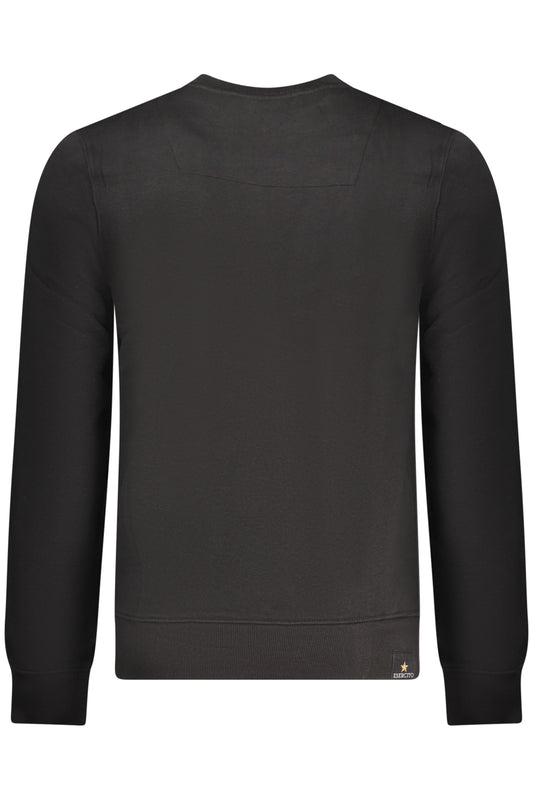 ACCADEMIA MILITARE FELPA SENZA ZIP UOMO NERO