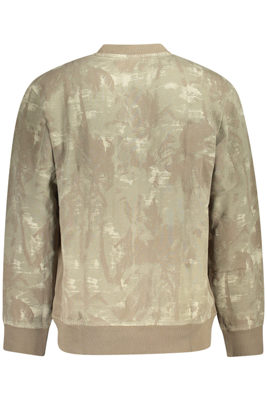 BOSS FELPA SENZA ZIP UOMO MARRONE