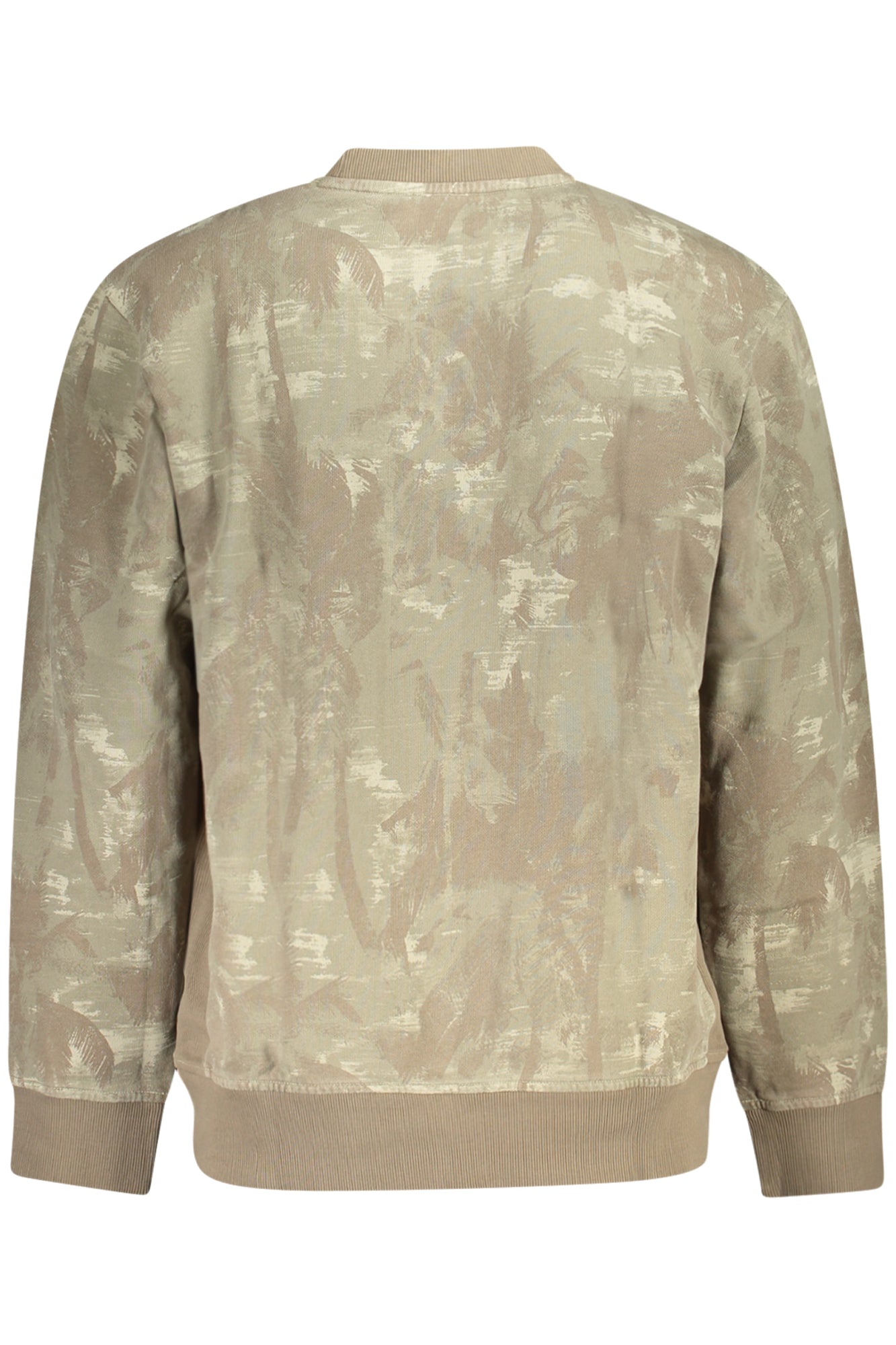 BOSS FELPA SENZA ZIP UOMO MARRONE