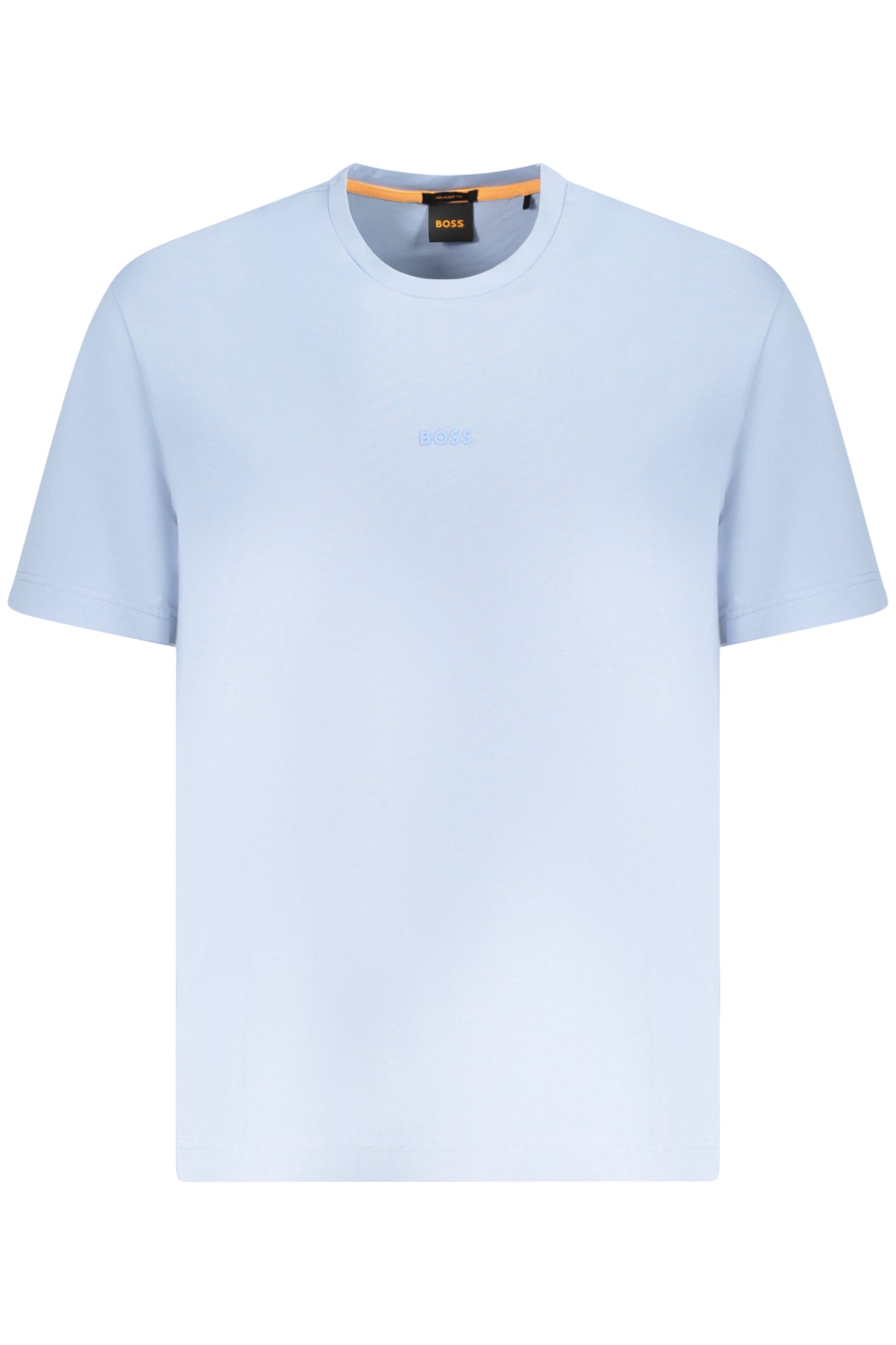 BOSS T-SHIRT MANICHE CORTE UOMO AZZURRO