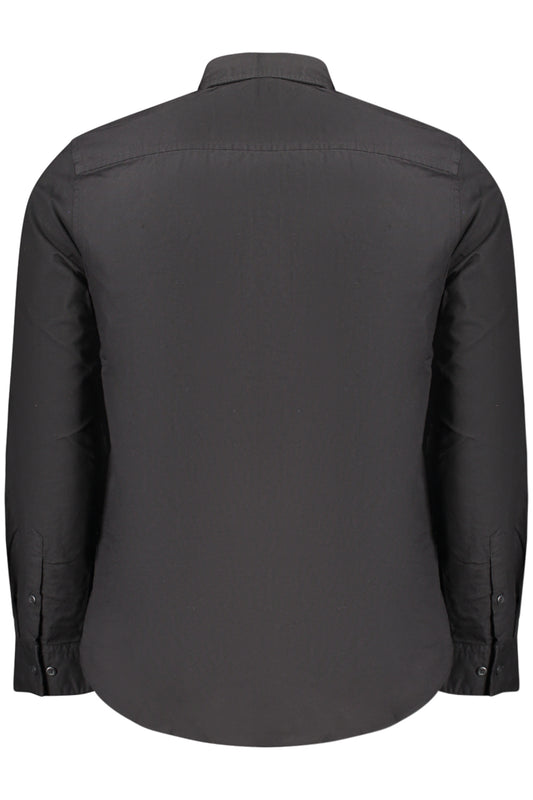 CALVIN KLEIN CAMICIA MANICHE LUNGHE UOMO NERO