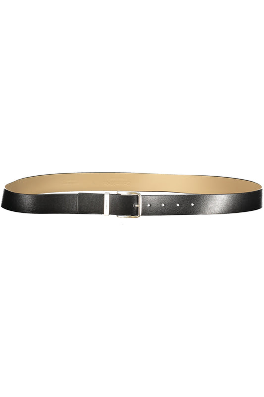 CALVIN KLEIN CINTURA IN PELLE UOMO NERO