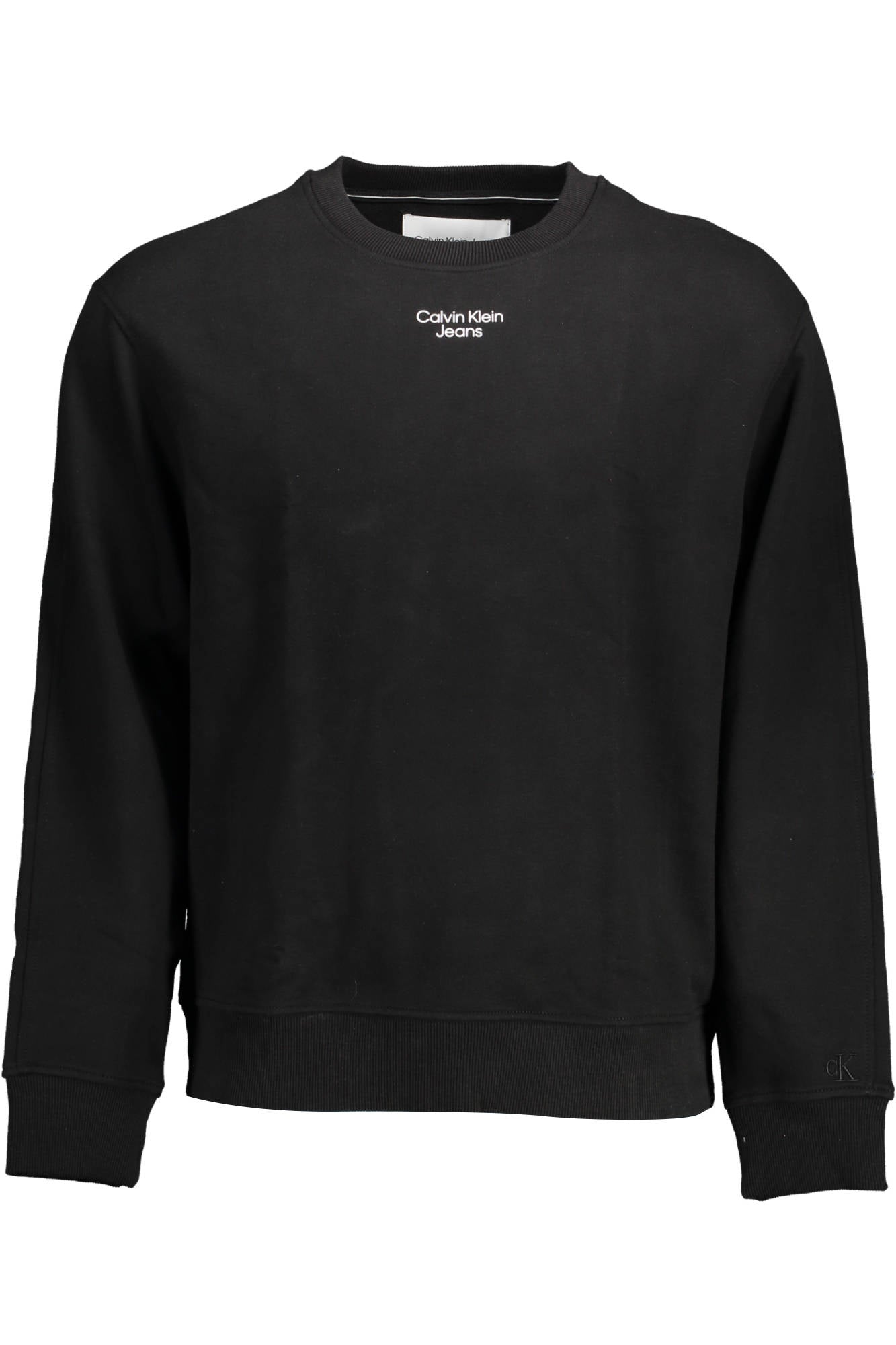 CALVIN KLEIN FELPA SENZA ZIP UOMO NERO