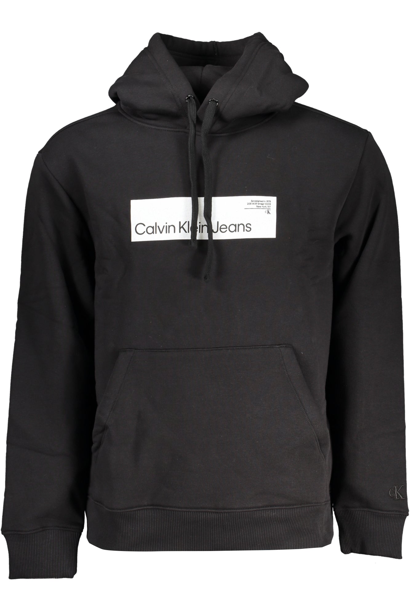CALVIN KLEIN FELPA SENZA ZIP UOMO NERO