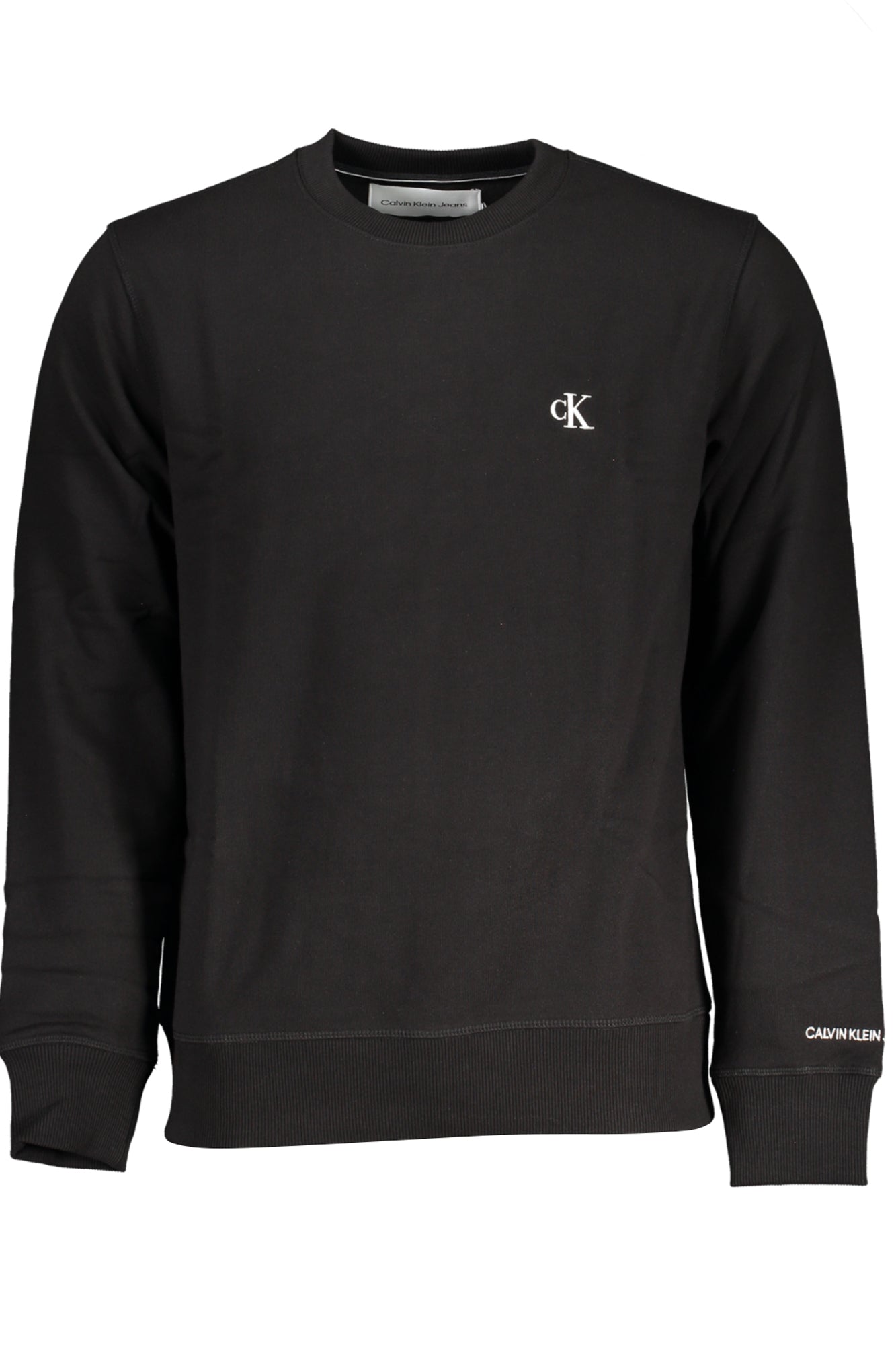 CALVIN KLEIN FELPA SENZA ZIP UOMO NERO