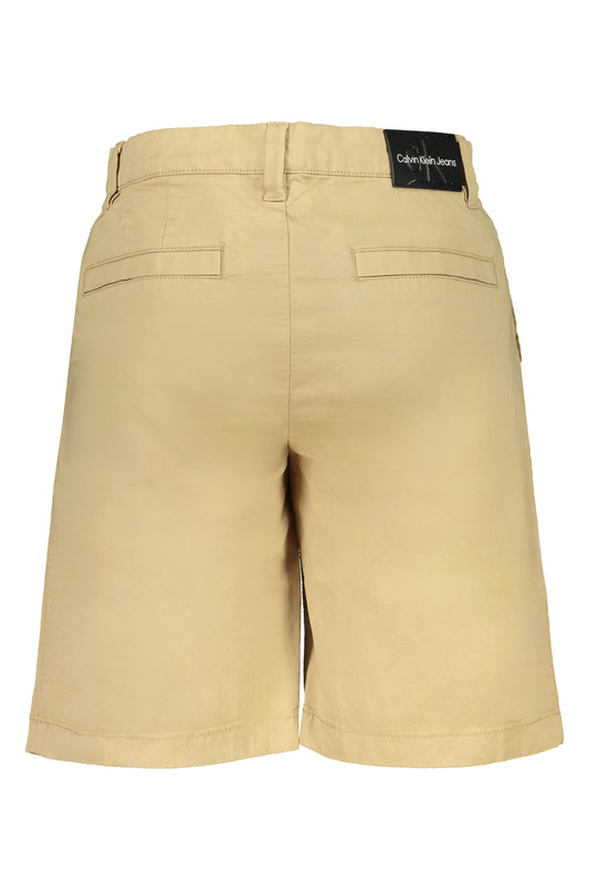 CALVIN KLEIN PANTALONE BERMUDA UOMO BEIGE