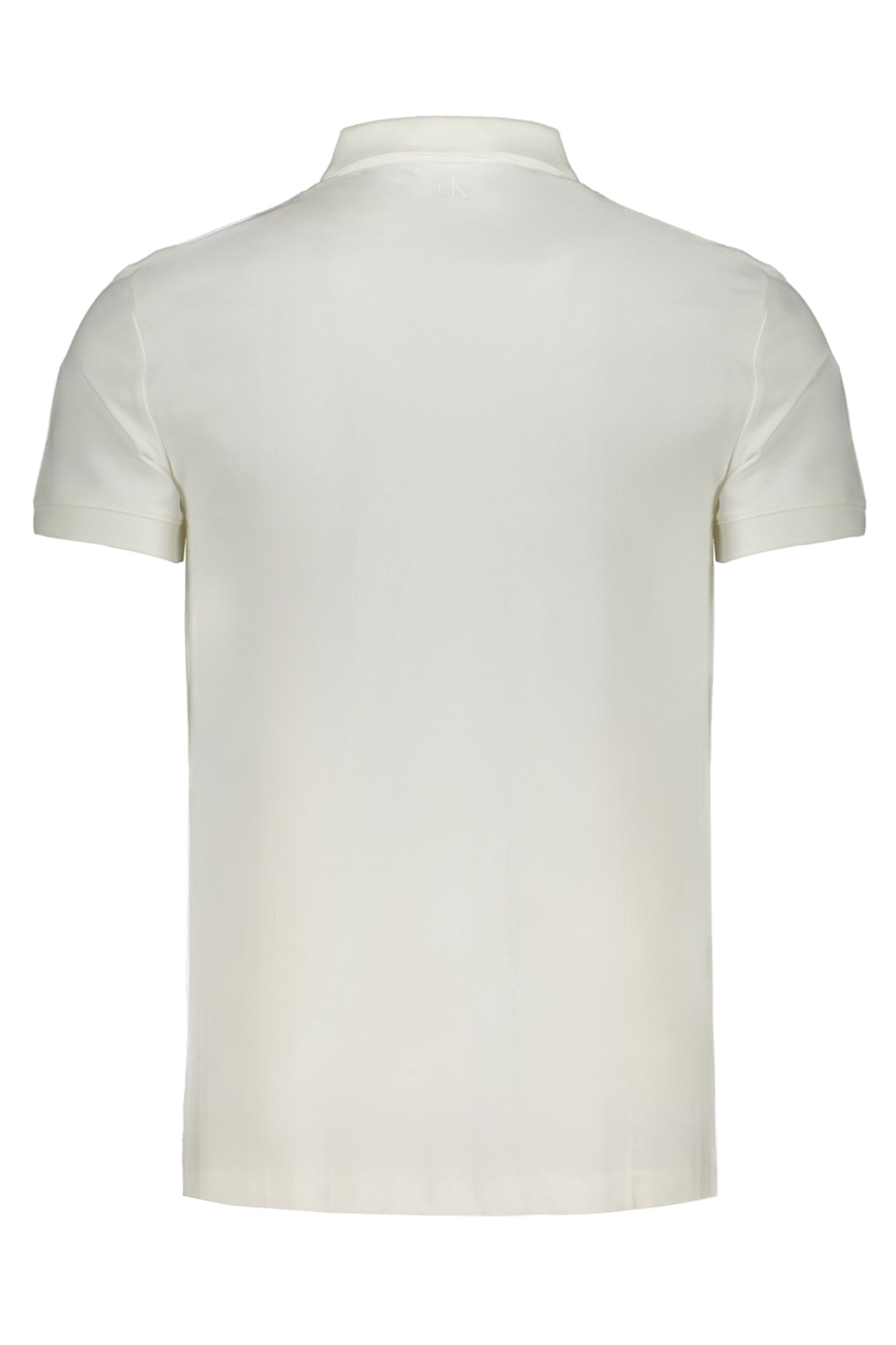 CALVIN KLEIN POLO MANICHE CORTE UOMO BIANCO