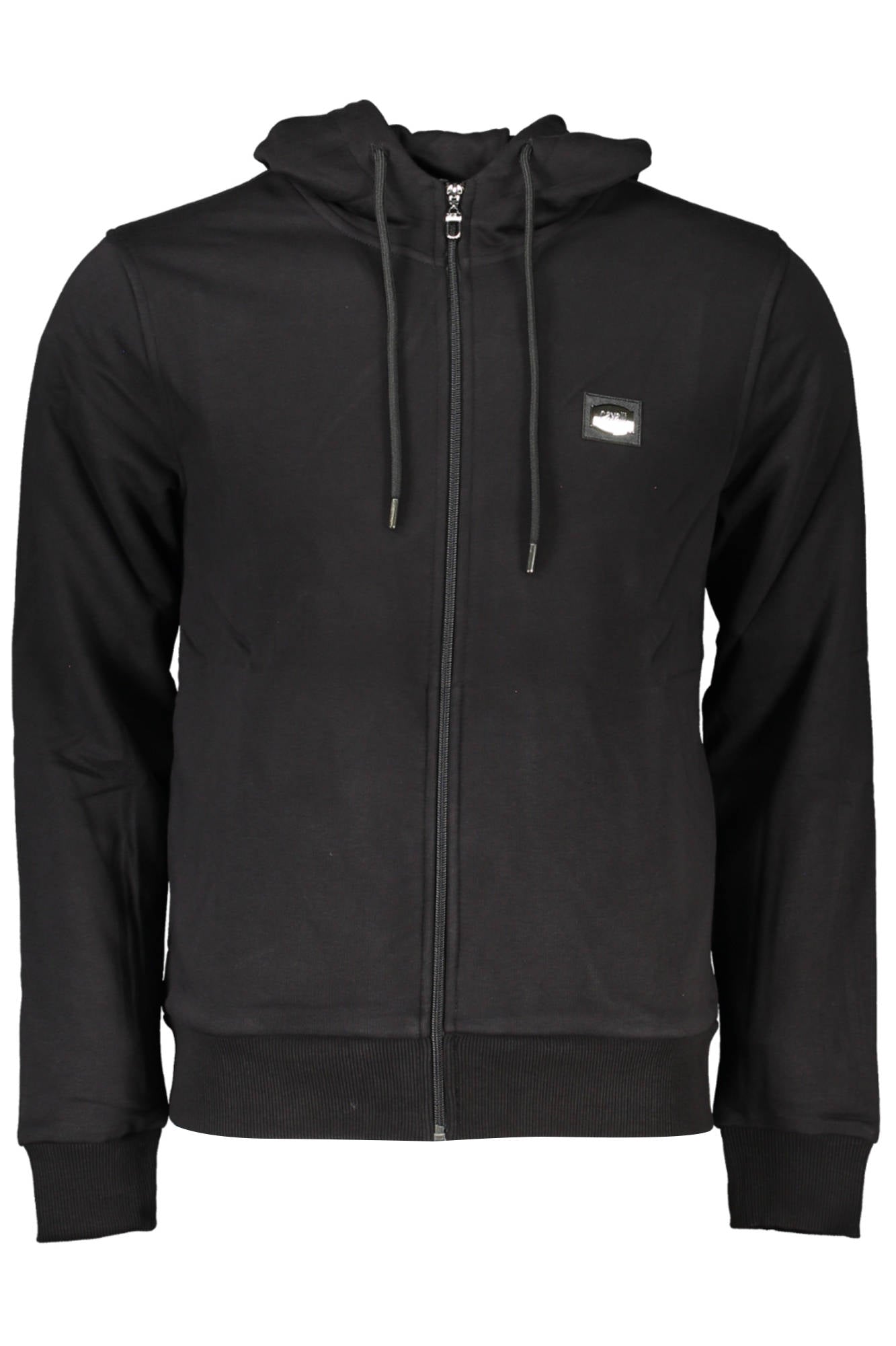 CAVALLI CLASS FELPA CON ZIP UOMO NERO