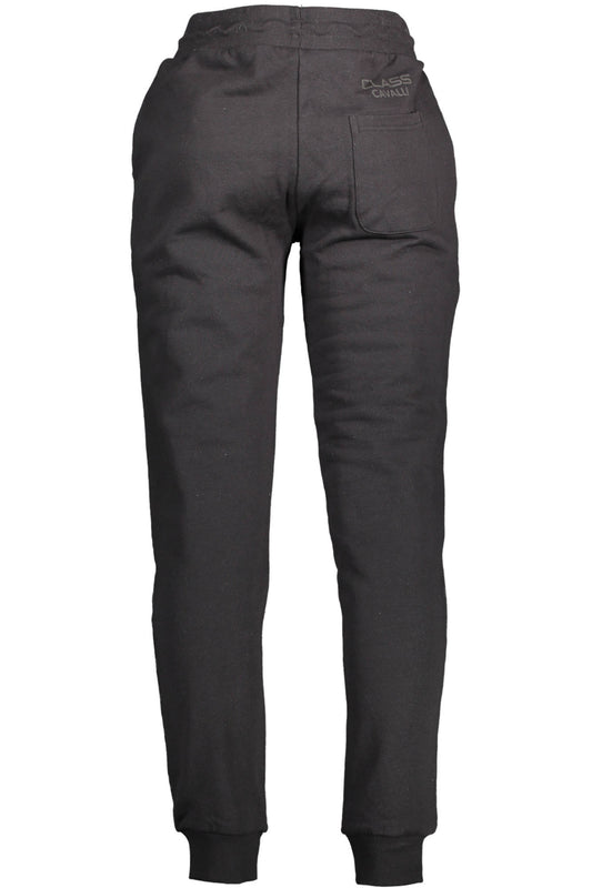 CAVALLI CLASS PANTALONE UOMO NERO