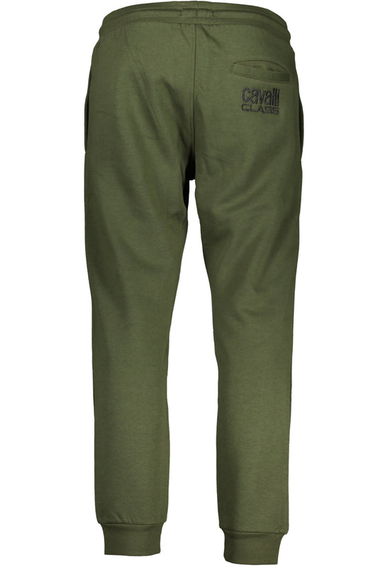 CAVALLI CLASS PANTALONE UOMO VERDE