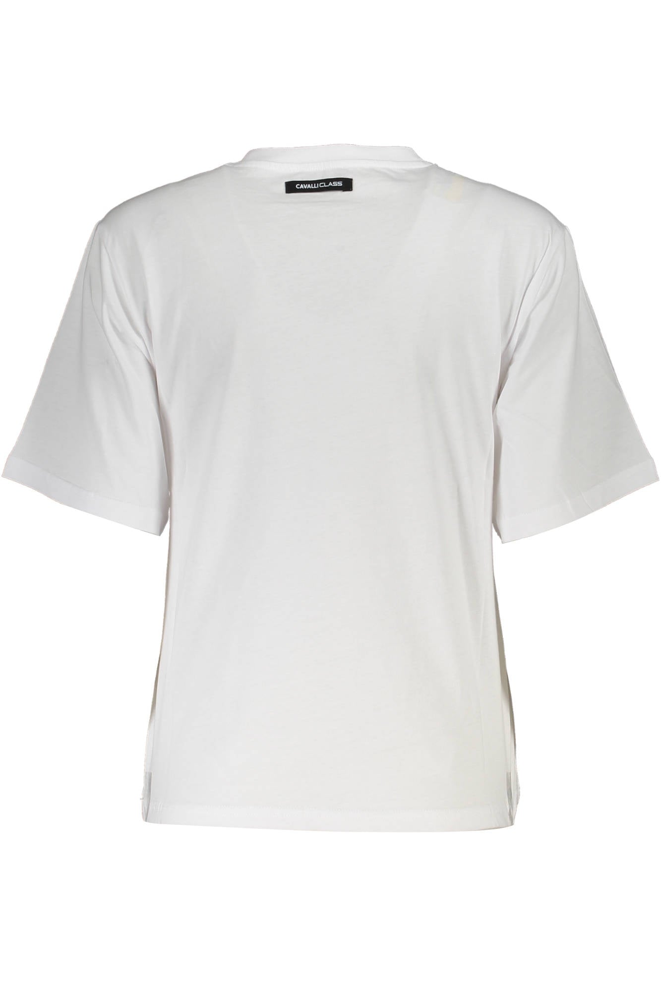 CAVALLI CLASS T-SHIRT MANICHE CORTE DONNA BIANCO