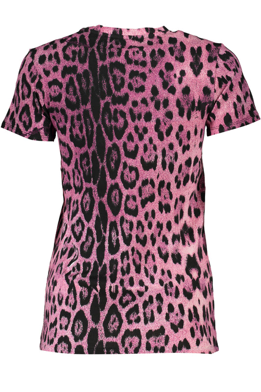 CAVALLI CLASS T-SHIRT MANICHE CORTE DONNA ROSA
