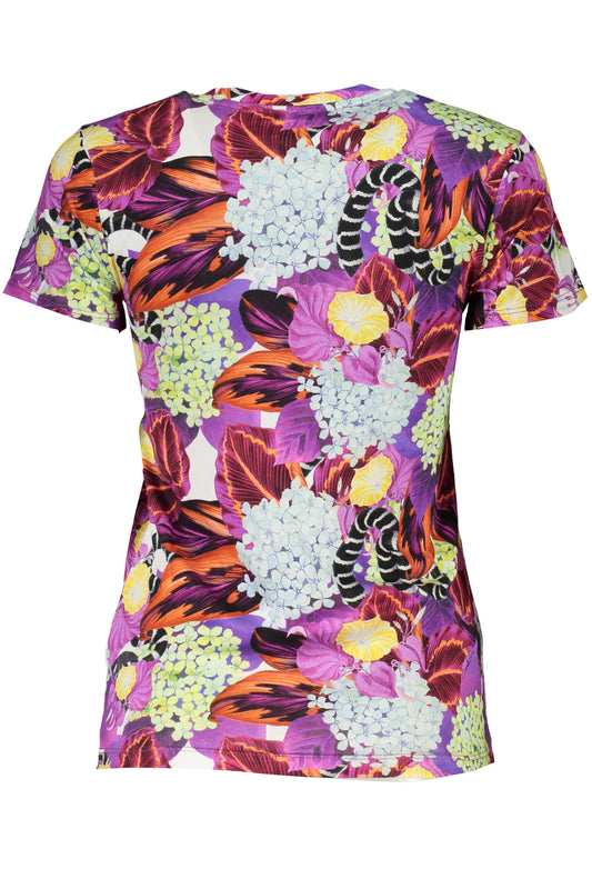 CAVALLI CLASS T-SHIRT MANICHE CORTE DONNA VIOLA