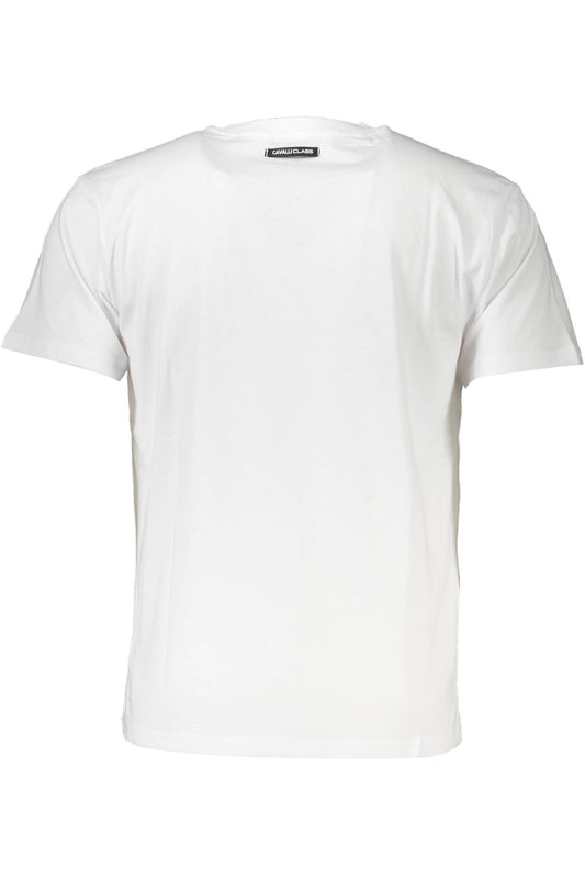 CAVALLI CLASS T-SHIRT MANICHE CORTE UOMO BIANCO