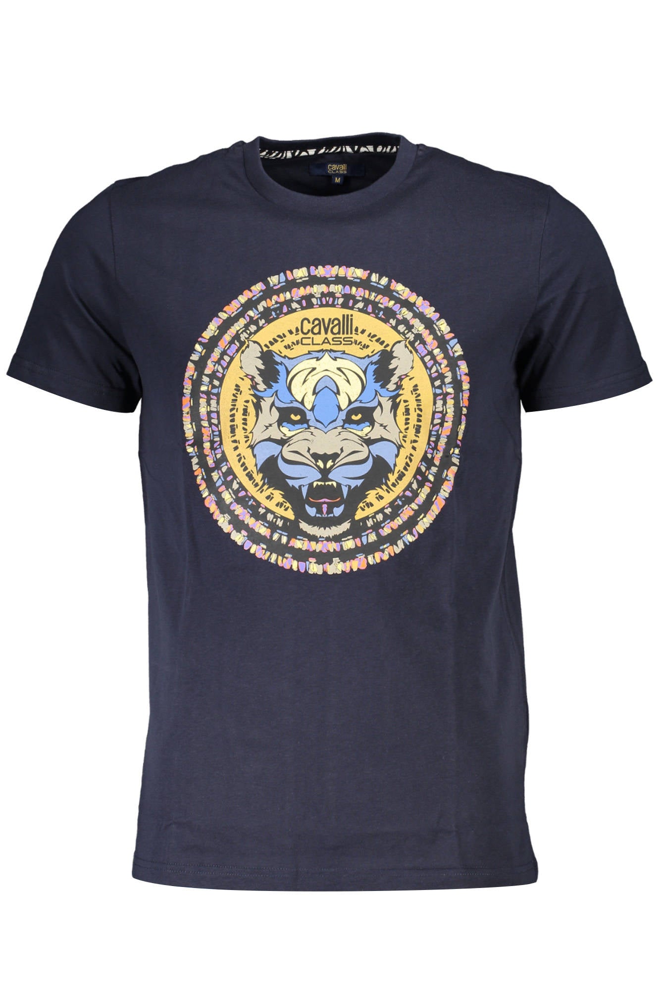 CAVALLI CLASS T-SHIRT MANICHE CORTE UOMO BLU