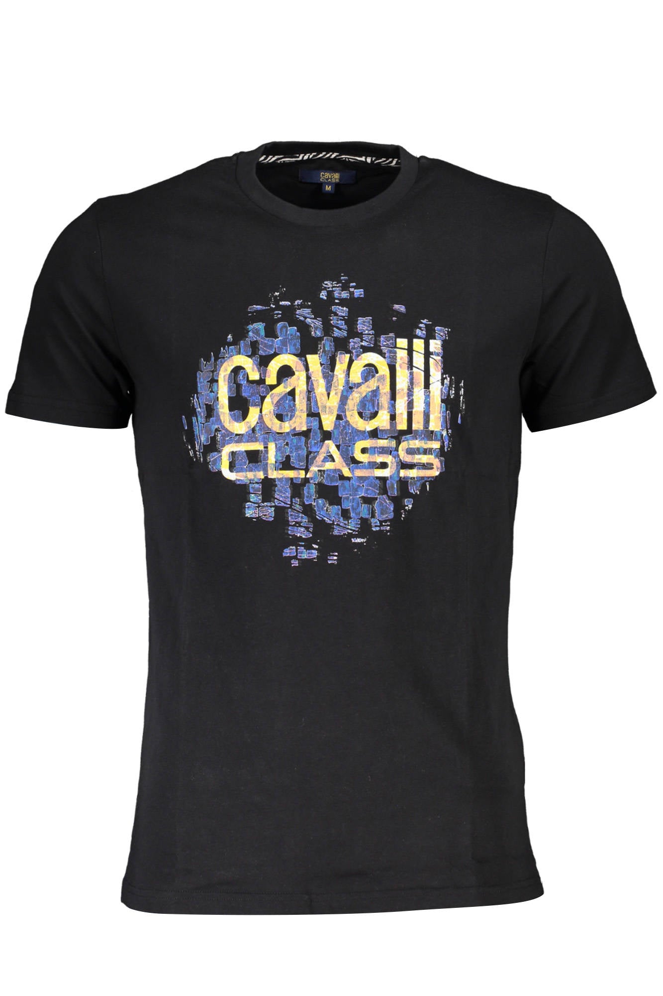 CAVALLI CLASS T-SHIRT MANICHE CORTE UOMO NERO