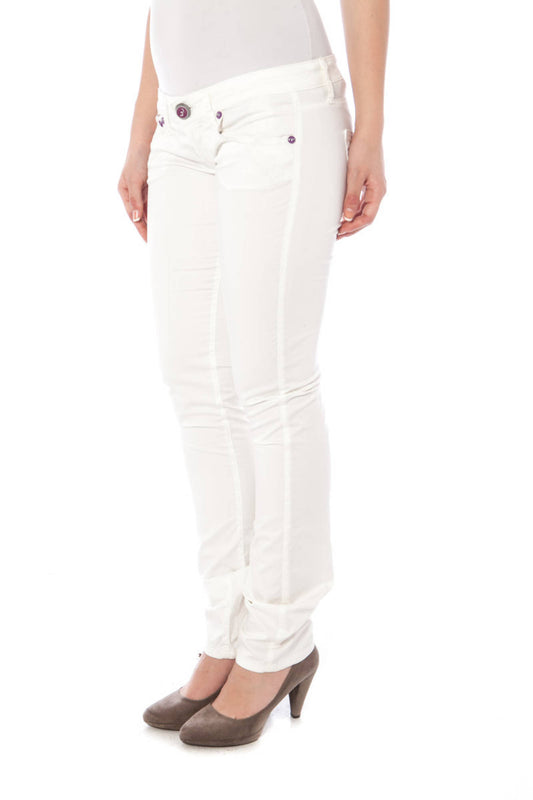 CLINK PANTALONE DONNA BIANCO