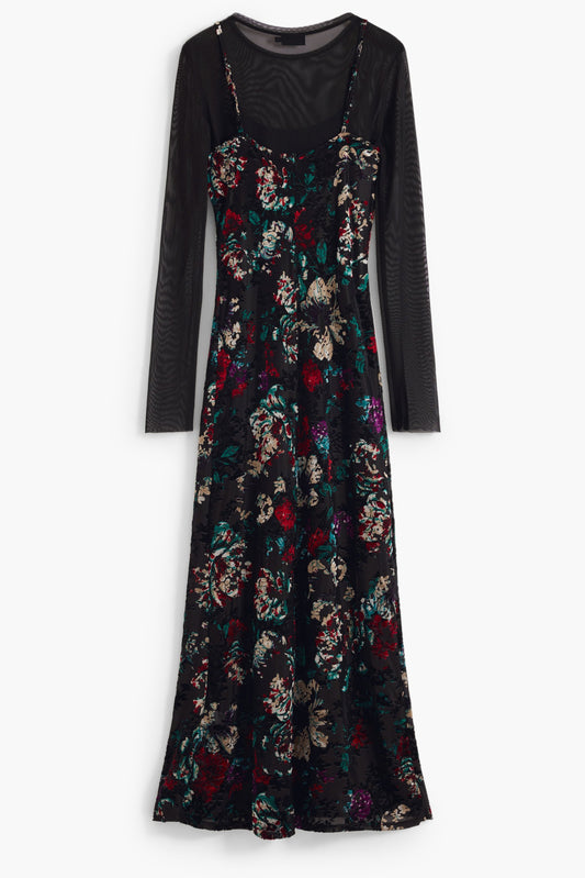 DESIGUAL ABITO LUNGO DONNA NERO