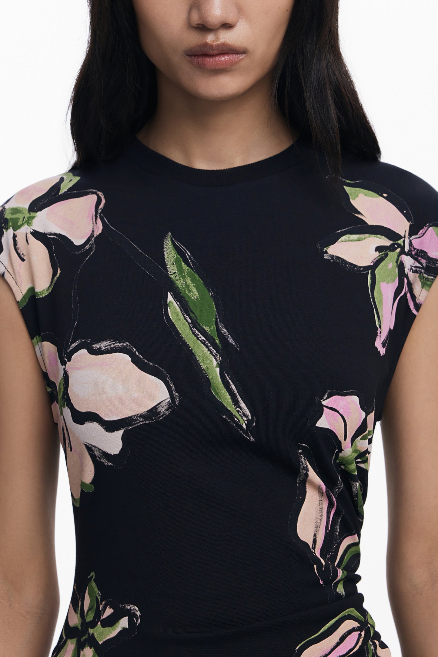 DESIGUAL ABITO LUNGO DONNA NERO