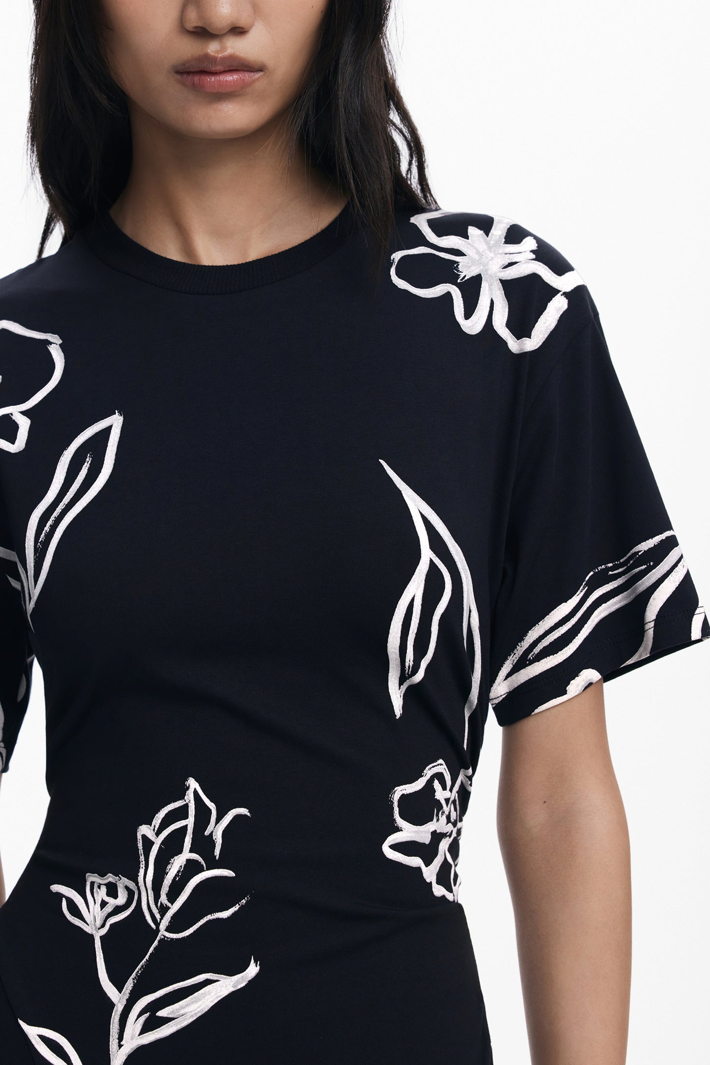 DESIGUAL ABITO LUNGO DONNA NERO