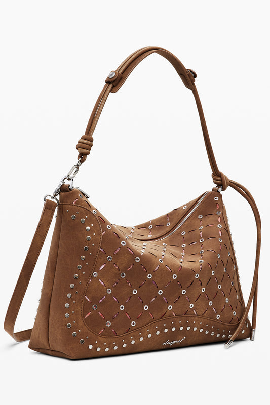 DESIGUAL BORSA DONNA MARRONE