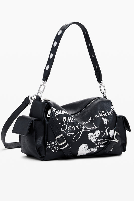 DESIGUAL BORSA DONNA NERO