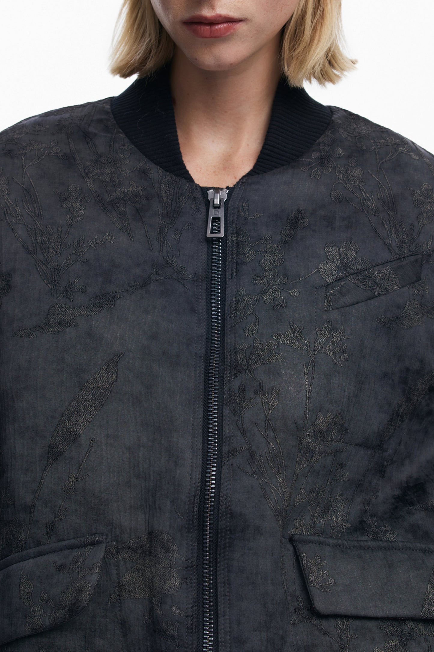 DESIGUAL GIUBBOTTO DONNA NERO