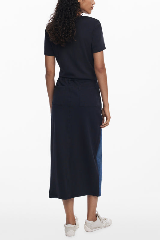 DESIGUAL GONNA LONGUETTE DONNA BLU