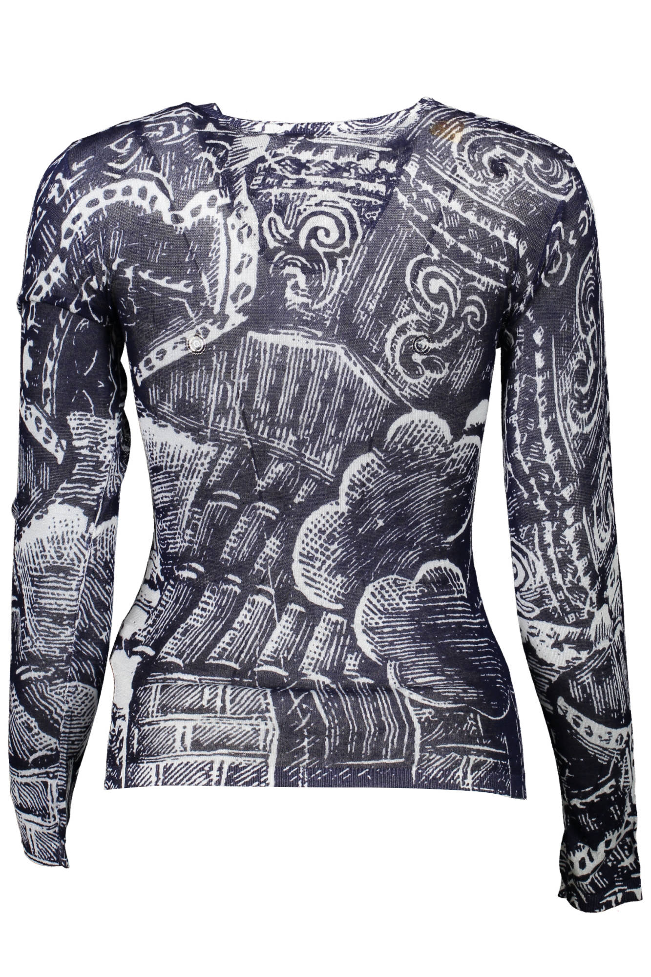 DESIGUAL MAGLIA DONNA BLU