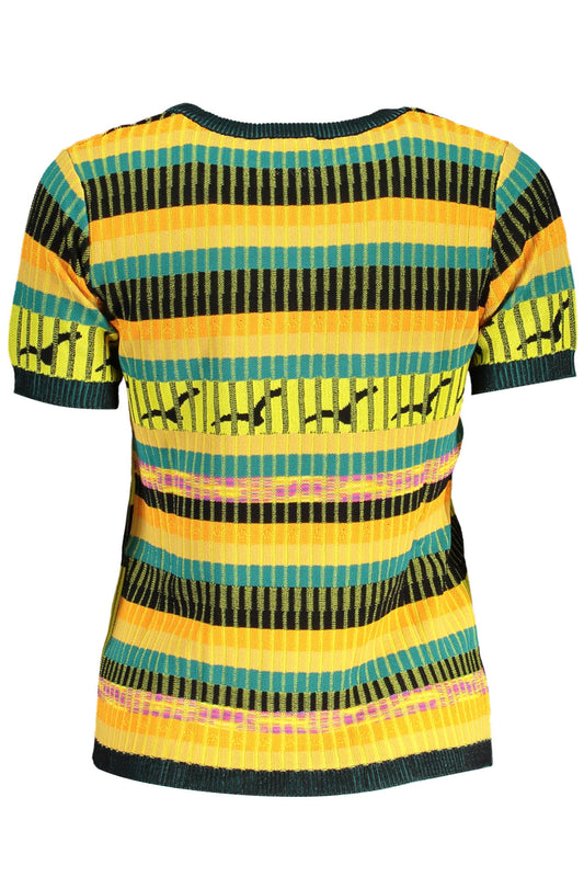 DESIGUAL MAGLIA DONNA GIALLO