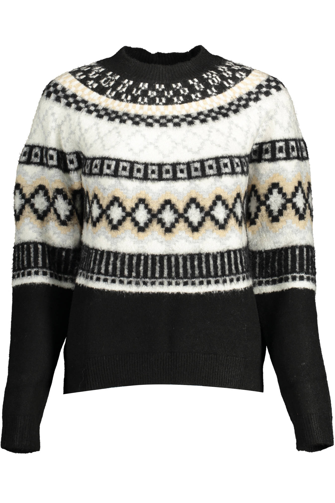 DESIGUAL MAGLIA DONNA NERO