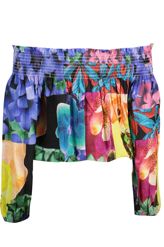 DESIGUAL T-SHIRT MANICHE LUNGHE DONNA ROSA