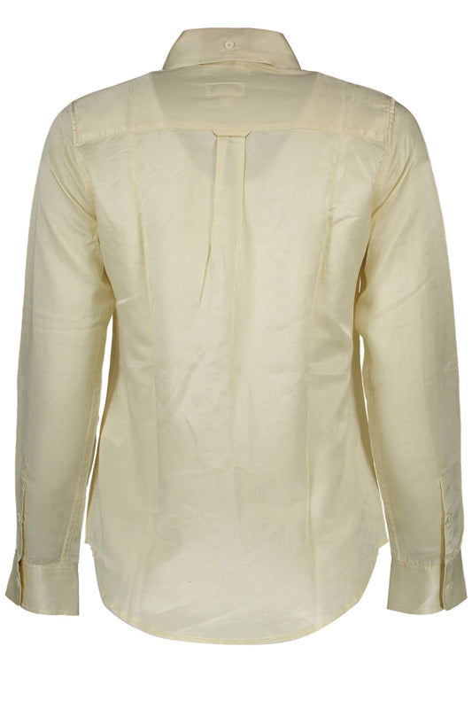 GANT CAMICIA MANICHE LUNGHE DONNA BEIGE