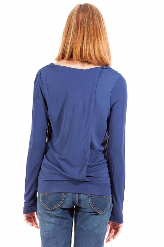 GANT T-SHIRT MANICHE LUNGHE DONNA BLU