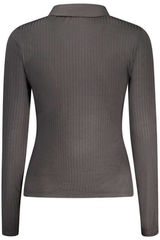 GUESS JEANS CAMICIA MANICHE LUNGHE DONNA NERO