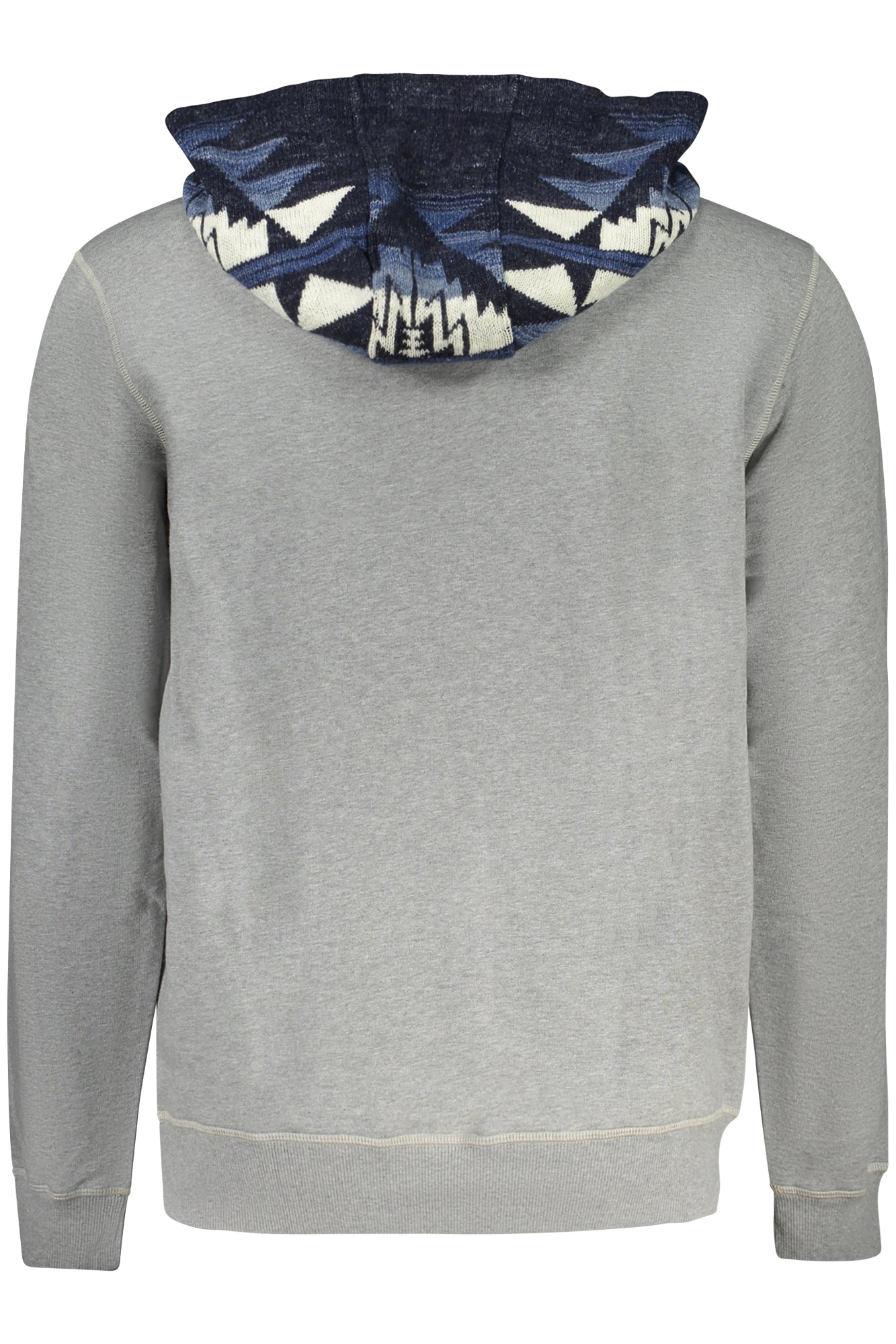 GUESS JEANS FELPA SENZA ZIP UOMO GRIGIO