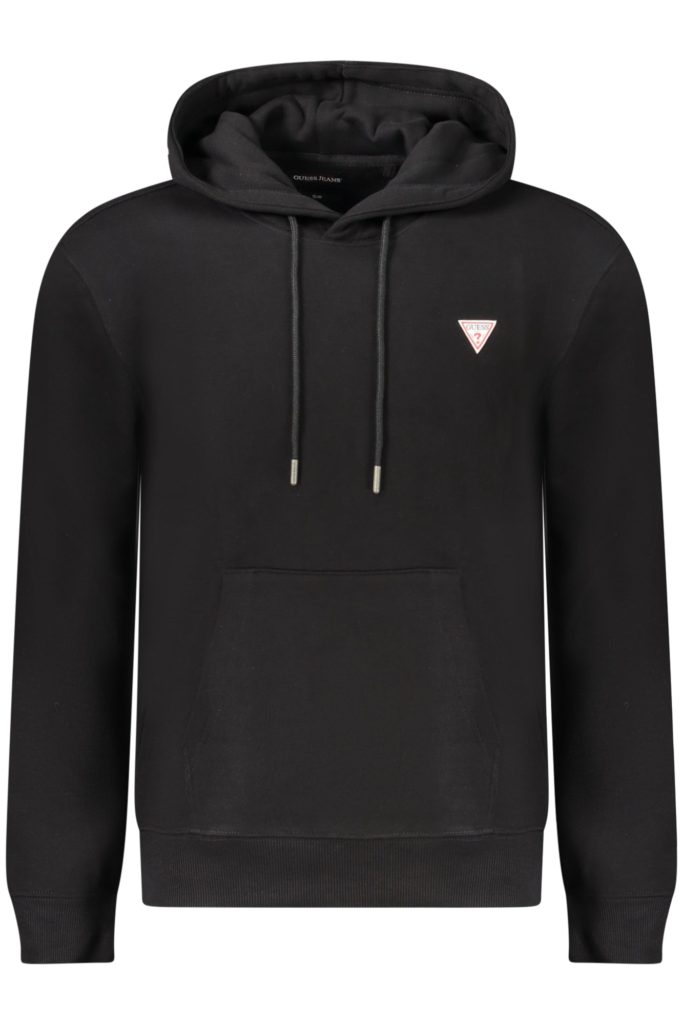 GUESS JEANS FELPA SENZA ZIP UOMO NERO