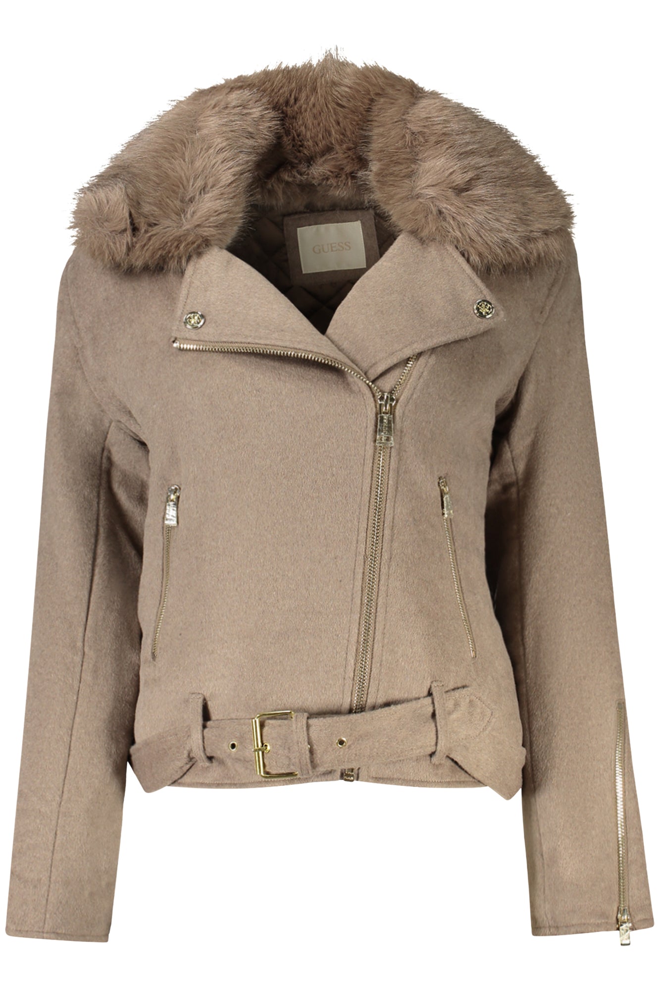 GUESS JEANS GIACCA SPORTIVA DONNA BEIGE
