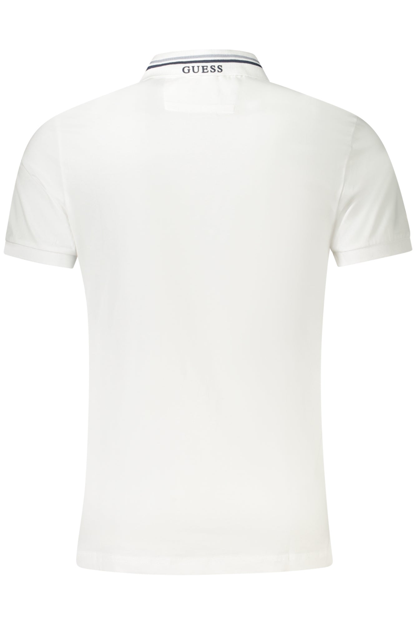 GUESS JEANS POLO MANICHE CORTE UOMO BIANCO