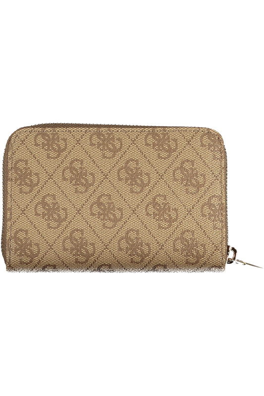 GUESS JEANS PORTAFOGLIO DONNA BEIGE