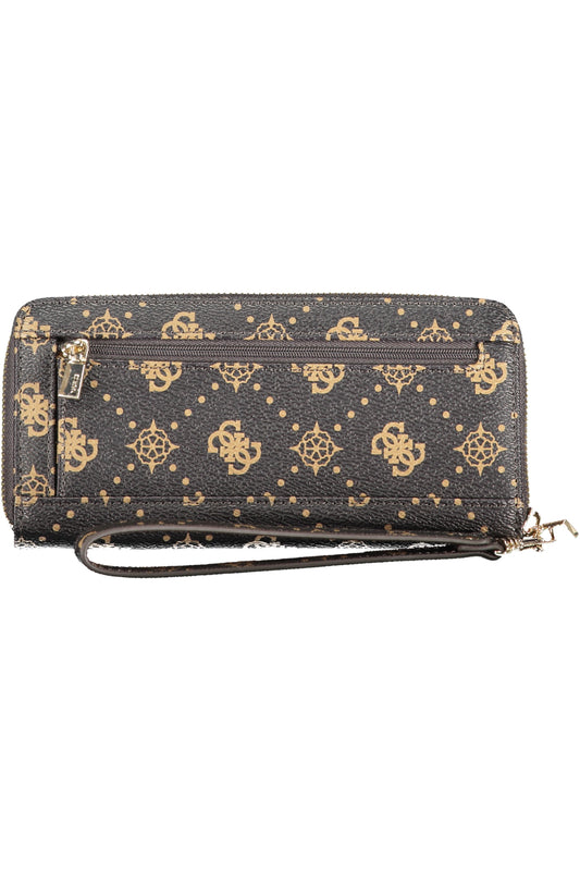 GUESS JEANS PORTAFOGLIO DONNA MARRONE