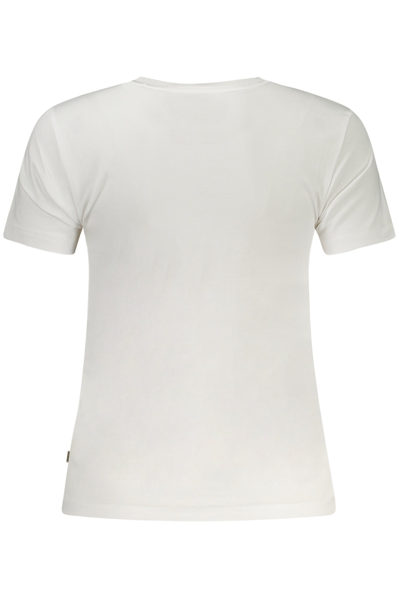 GUESS JEANS T-SHIRT MANICHE CORTE DONNA BIANCO