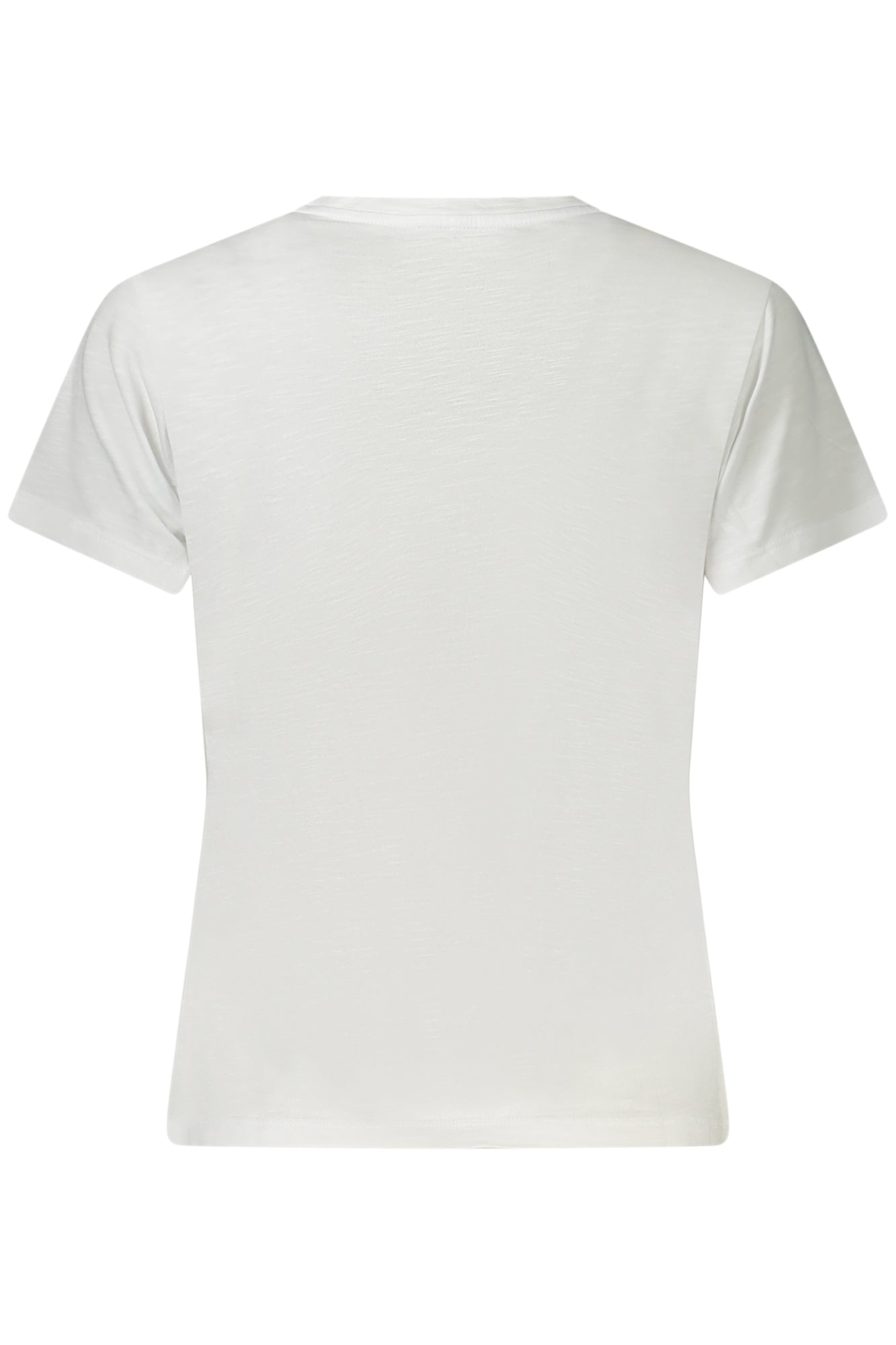 GUESS JEANS T-SHIRT MANICHE CORTE DONNA BIANCO