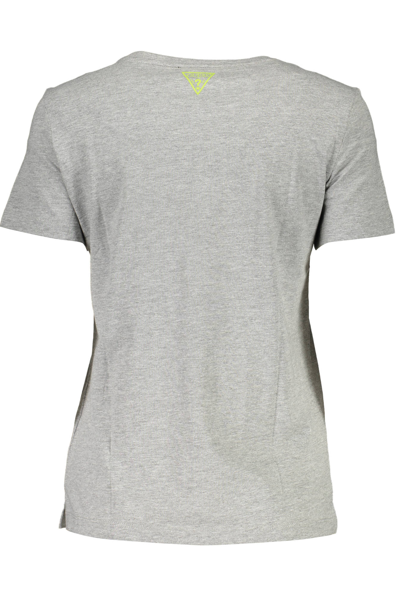 GUESS JEANS T-SHIRT MANICHE CORTE DONNA GRIGIO