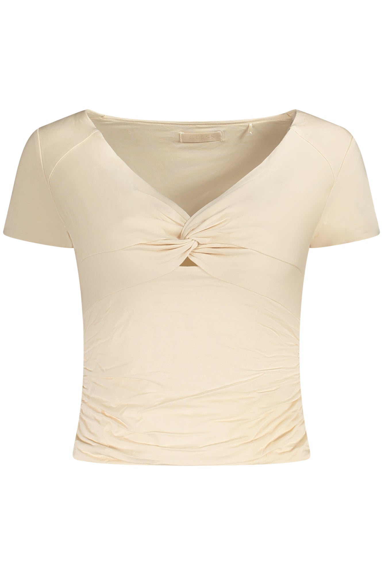 GUESS JEANS T-SHIRT MANICHE CORTE DONNA ROSA