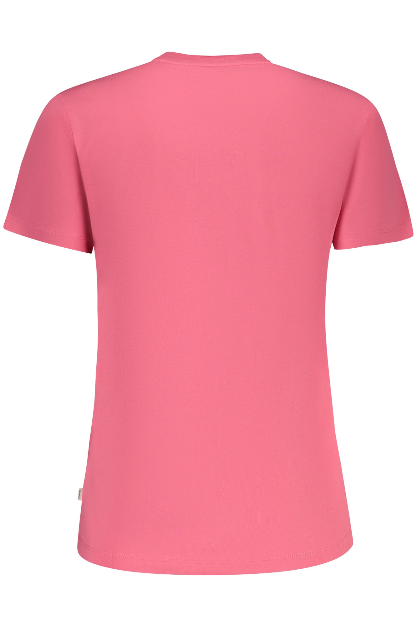 GUESS JEANS T-SHIRT MANICHE CORTE DONNA ROSA