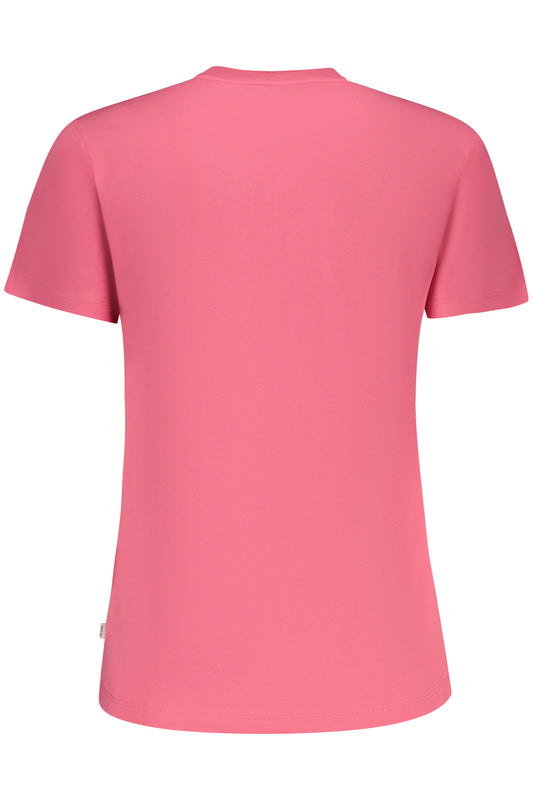 GUESS JEANS T-SHIRT MANICHE CORTE DONNA ROSA