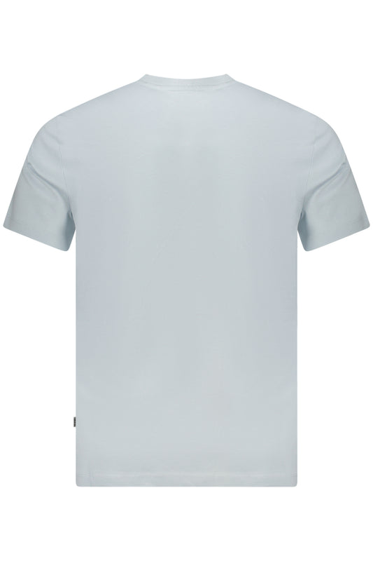 GUESS JEANS T-SHIRT MANICHE CORTE UOMO AZZURRO
