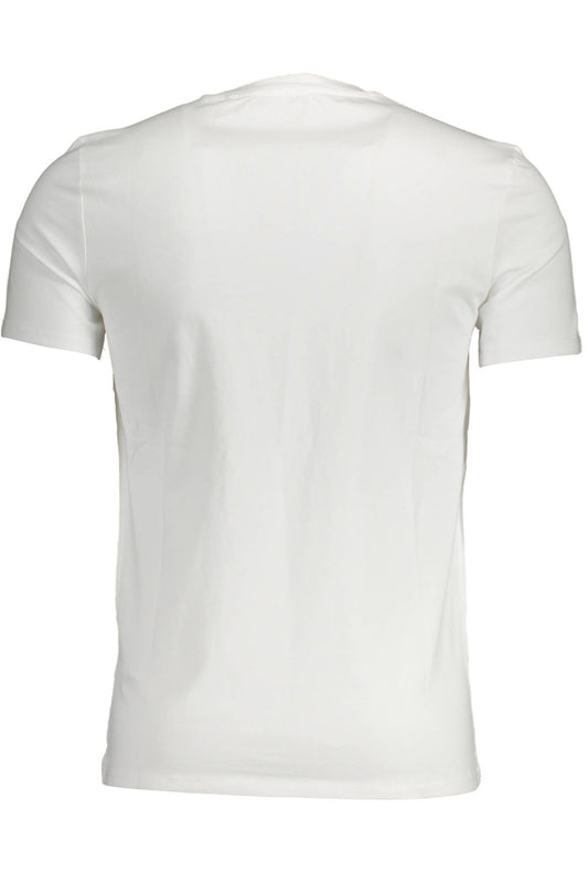 GUESS JEANS T-SHIRT MANICHE CORTE UOMO BIANCO