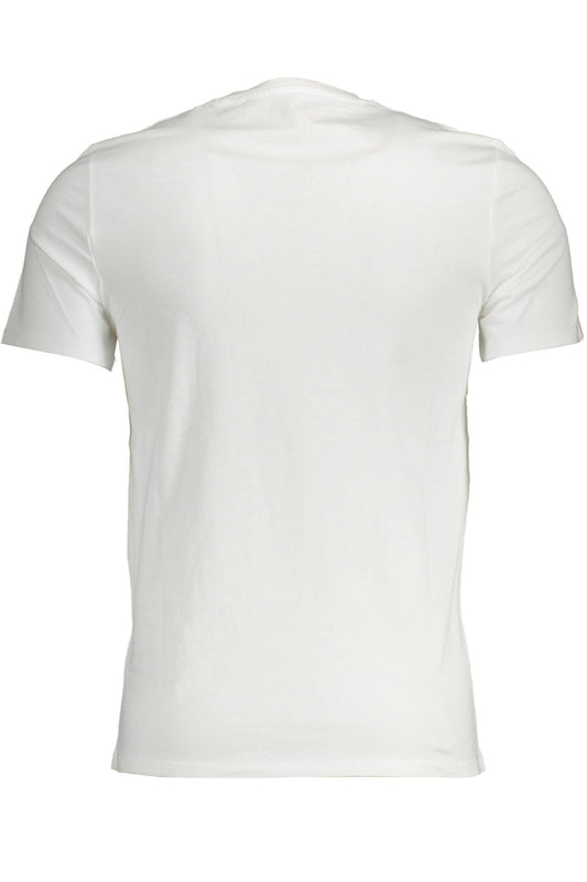 GUESS JEANS T-SHIRT MANICHE CORTE UOMO BIANCO